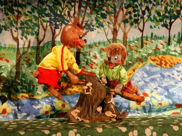 Ёжик, Зайка и Топтыжка