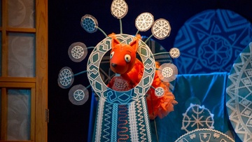 Солнышко и снежные человечки