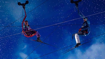 Зимний вечер в Шамони