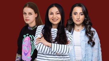 Женский юмор комиков с ТВ