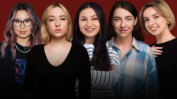 Женский юмор комиков с ТВ