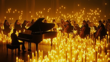 Оркестр CAGMO. Саундтреки Эйнауди. Концерт при свечах