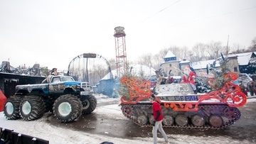 Новогодняя Ёлка у каскадёров. Тайна планеты Роботов