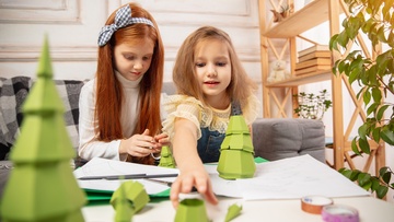 Северное сияние. Граттаж