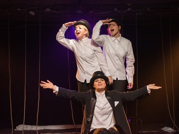 В открытом море