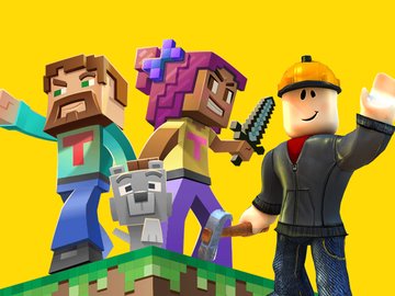 Майнкрафт vs Роблокс: Челлендж Шоу