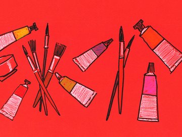 Курс рисования 2025. Пробуем писать маслом. Этюд по картинке