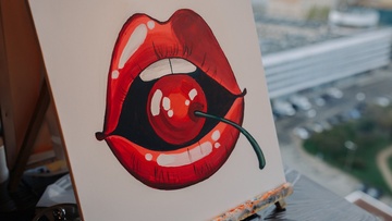 Арт-вечеринка Artvibes. Рисуем акрилом на холсте