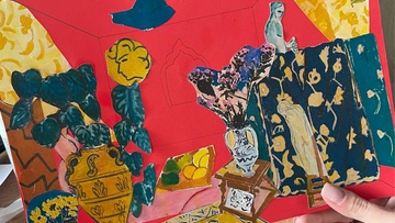 Аппликация + Анри Матисс (8–12 лет)