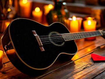 Шедевры классики на гитаре при свечах