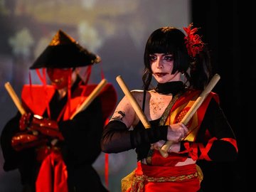 Японское барабанное шоу «Сердце Дракона»