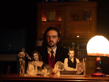 Ловля форели на закате