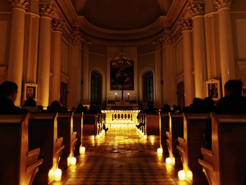 Шедевры мирового органа при свечах