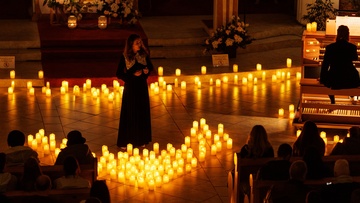 Шедевры мирового органа при свечах