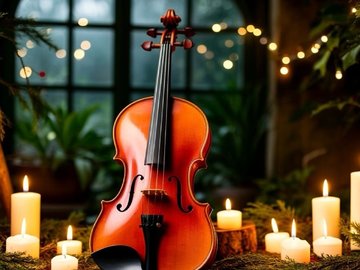 Мелодии новогодней ночи. При свечах