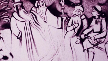 Новогодняя сказка с органом и песочной анимацией. Двенадцать месяцев