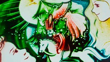 Новогодняя сказка с органом и песочной анимацией. Щелкунчик