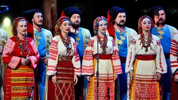 Кубанский казачий хор. Мы сыны Кубани славни!