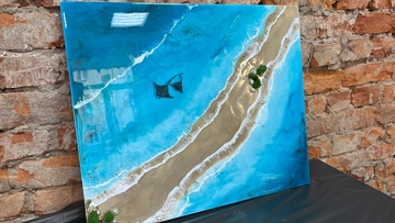 Море эпоксидной смолой