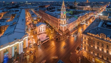 Christmas. Образы Рождества на крыше Невского