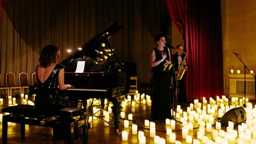 Джаз в свете свечей