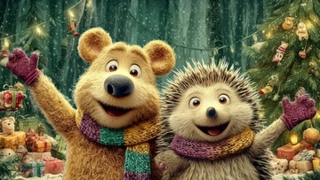 Ёлка трям! Новый год с Ёжиком и Медвежонком