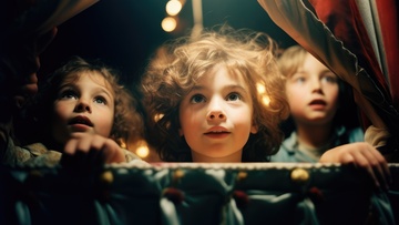 Представление световых кукол