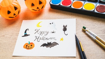 Хэллоуин на холсте