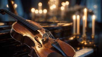 Музыкальная алхимия: скрипка и виолончель при свечах