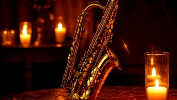 Орган и саксофон при свечах в Готическом соборе