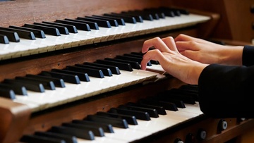 Магия свечей. Орган при свечах. Рождественское барокко