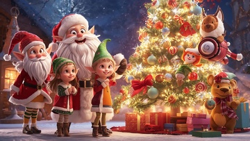 Арт-ёлка «В гостях у Эльфов»