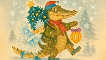 Крокодил со Снежинкой