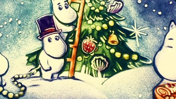 Сказка с органом и песочной анимацией. Муми-тролли. Шляпа волшебника