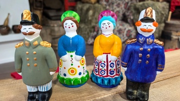 Роспись дымковской игрушки