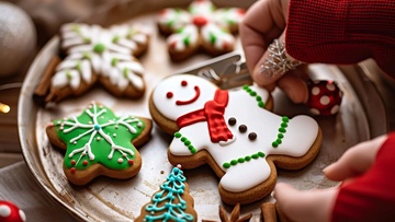 Роспись новогодних пряников