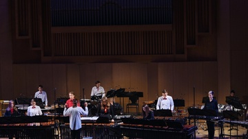 Рок от Сибирского оркестра ударных инструментов