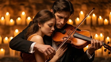 Музыка любви. Оркестр при свечах