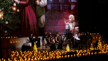 Кино, оркестр и 1000 свечей. Ромео и Джульетта