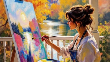 Живопись акрилом