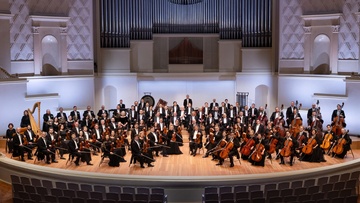 Юрий Симонов и симфонический оркестр Московской филармонии