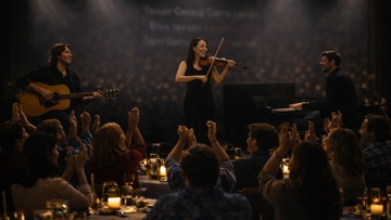 Хоровое караоке с живой музыкой