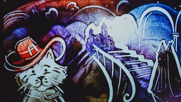 Сказка с песочной анимацией. Кот в сапогах