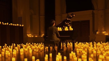 Праздничный концерт симфонического оркестра при свечах