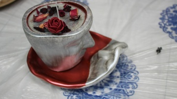 Создание восковых свечей