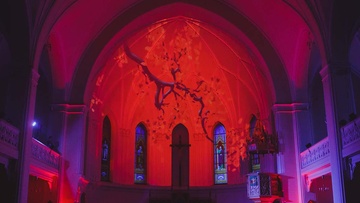 Музыка стихий. Цветение сакуры. Орган и голос при свечах