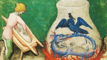 Кабинет алхимика: четыре стихии и формула философского камня по выставке «Человек-жизнь-вселенная. Контраст сопоставлений»