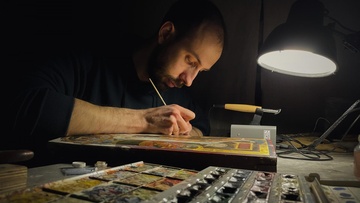 Нестандартная задача реставрации: опыт восстановления картины Цепелева