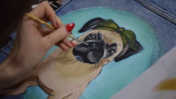 Роспись шопперов или одежды