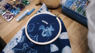 Мастерская альтернативной печати: цианотипия